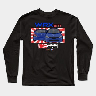 WRX STI IMPREZA Blue Long Sleeve T-Shirt